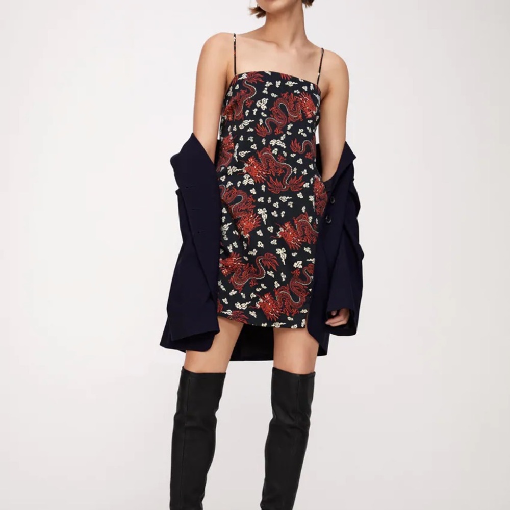 Zara Printed Mini Dress